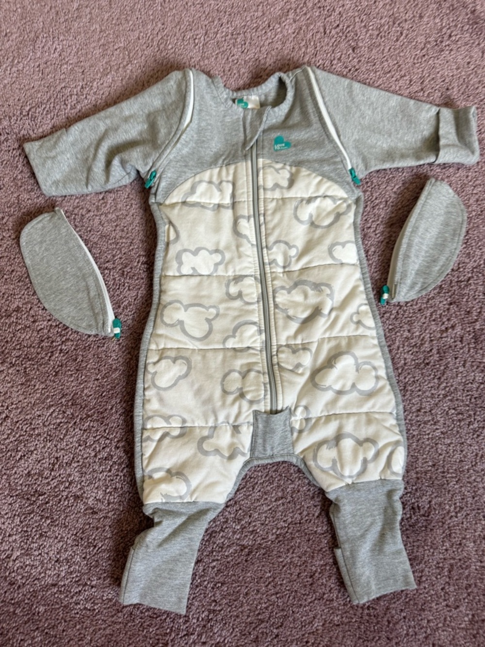 Love to Dream Swaddle Up Transition Suit with Removable Sleeves
